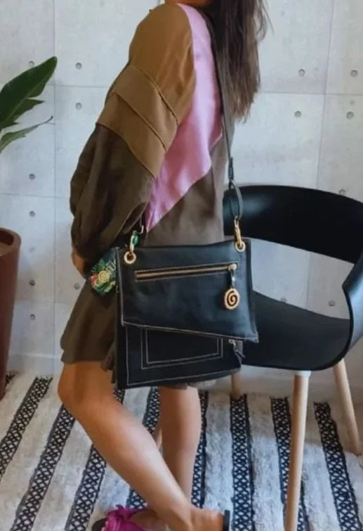 Bolsa Greta | Em couro legítimo premium