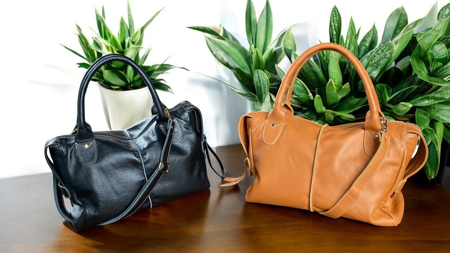 Bolsa Nathalia | Em couro legítimo premium