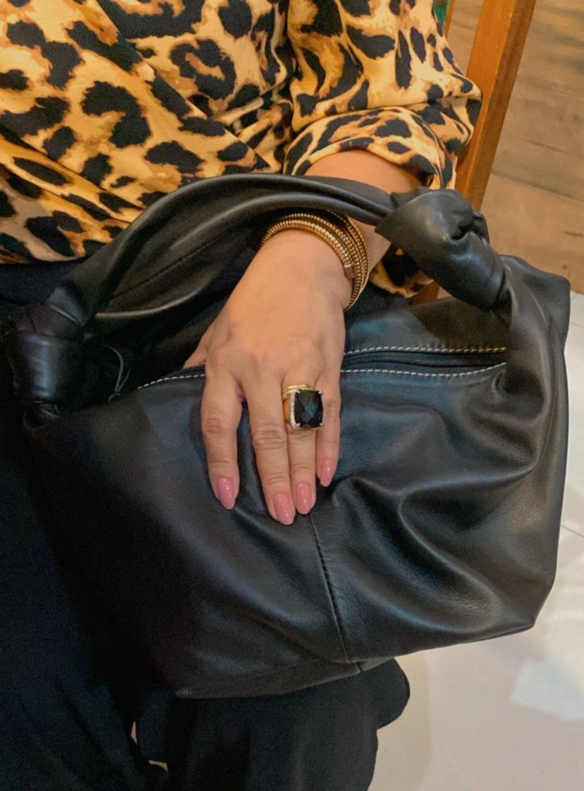 Bolsa Yasmim | Em couro legítimo premium