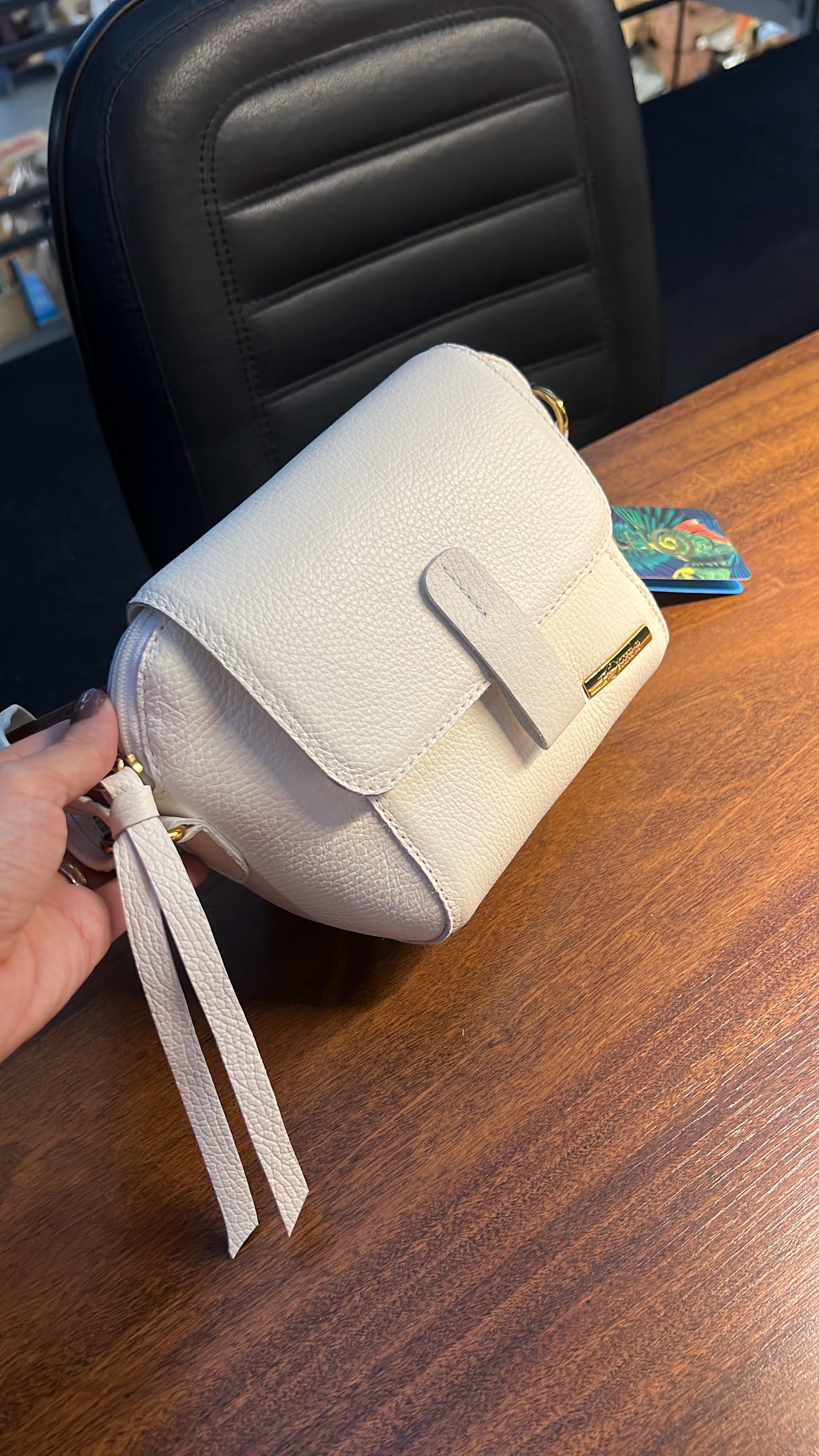 Bolsa Aline | Em couro legítimo premium
