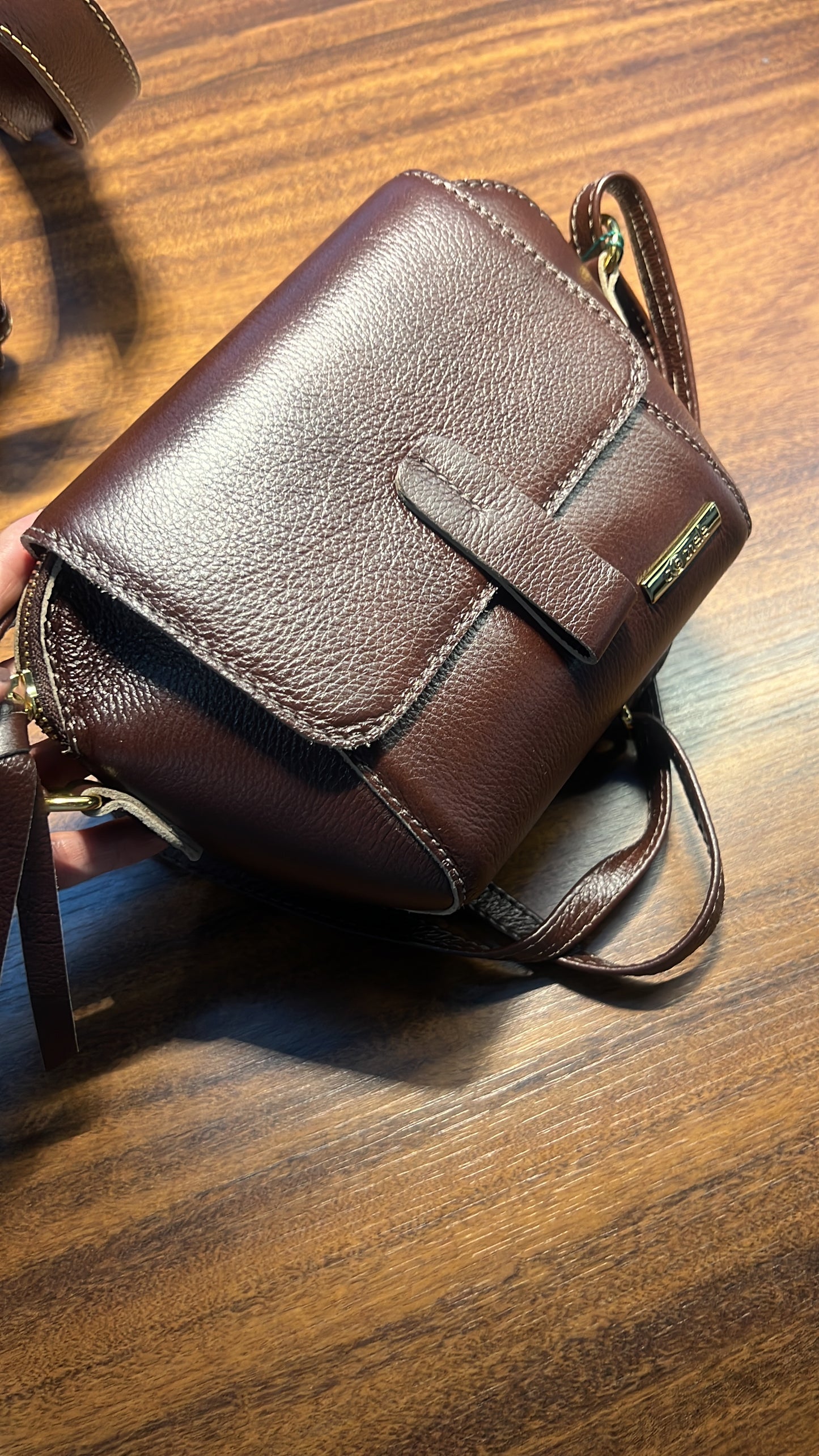 Bolsa Aline | Em couro legítimo premium