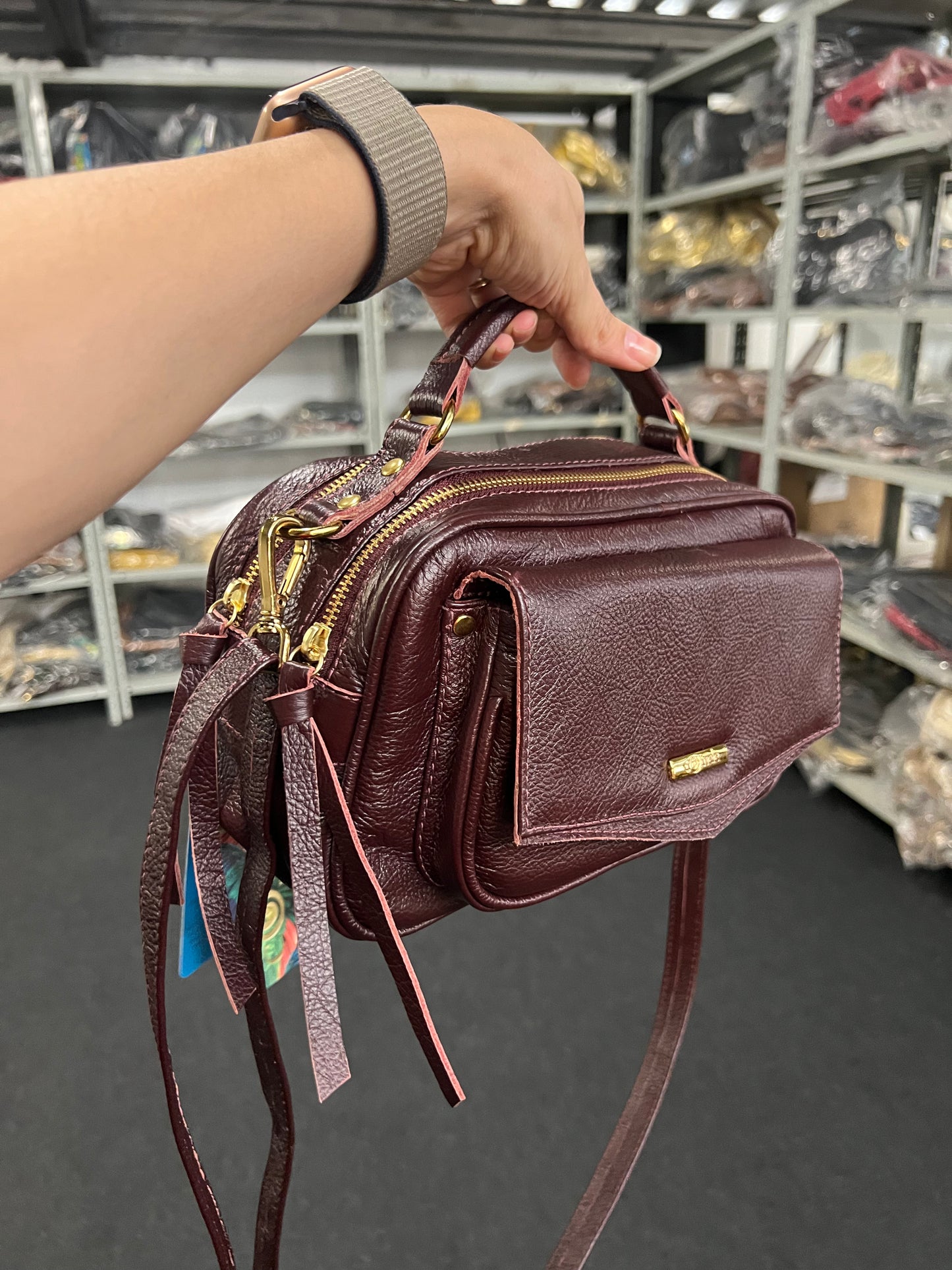 Bolsa Helena | Em couro legítimo premium