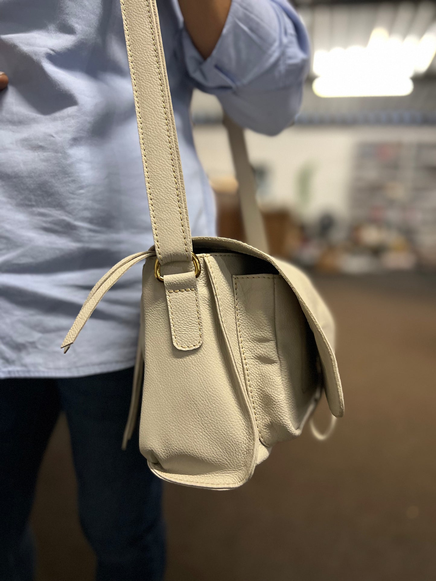 Bolsa Bárbara | Em couro legítimo premium