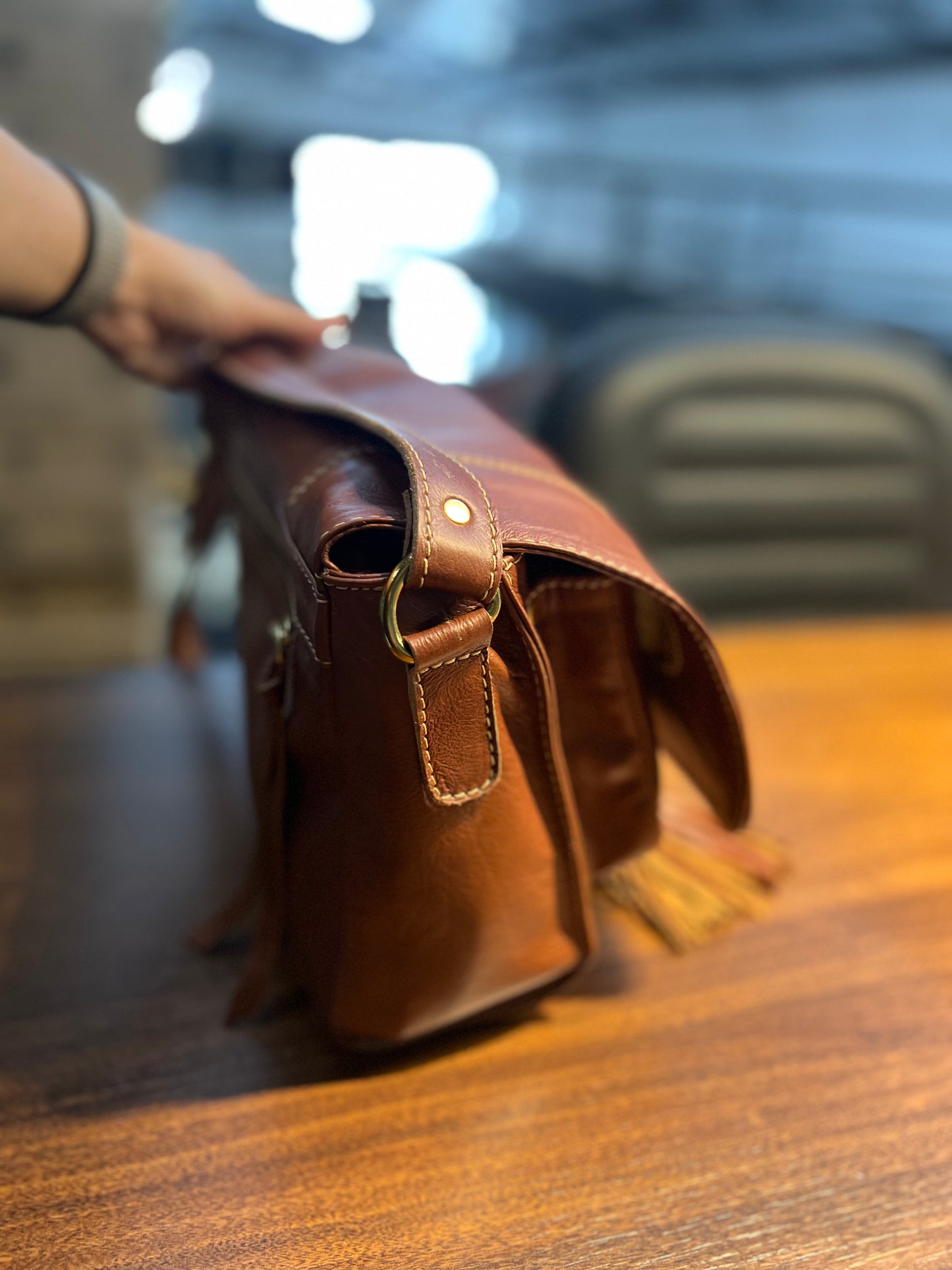 Bolsa Bárbara | Em couro legítimo premium
