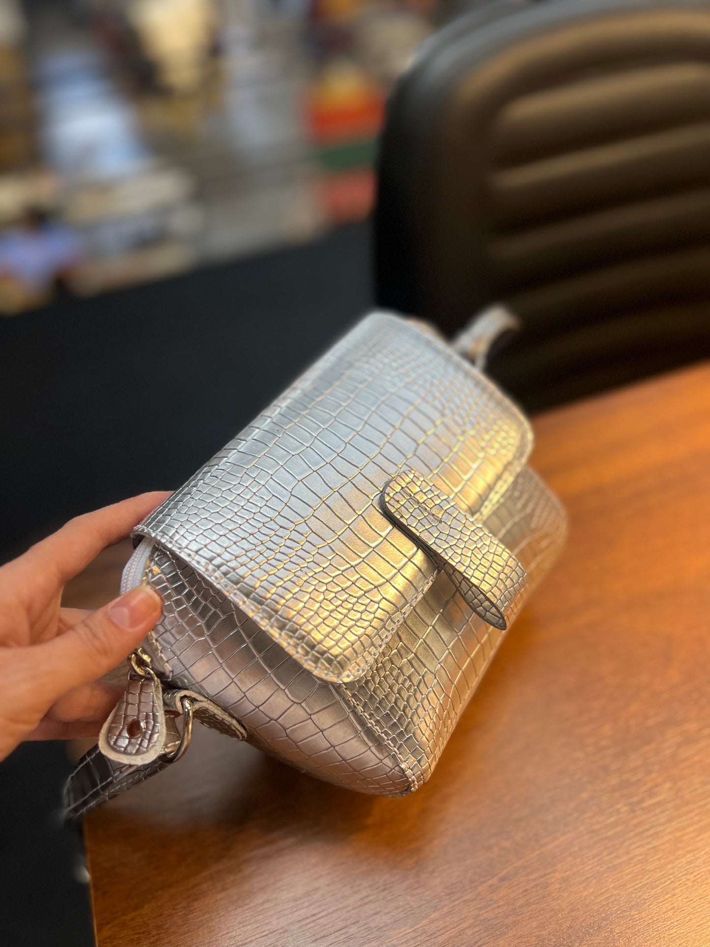 Bolsa Aline | Em couro legítimo premium