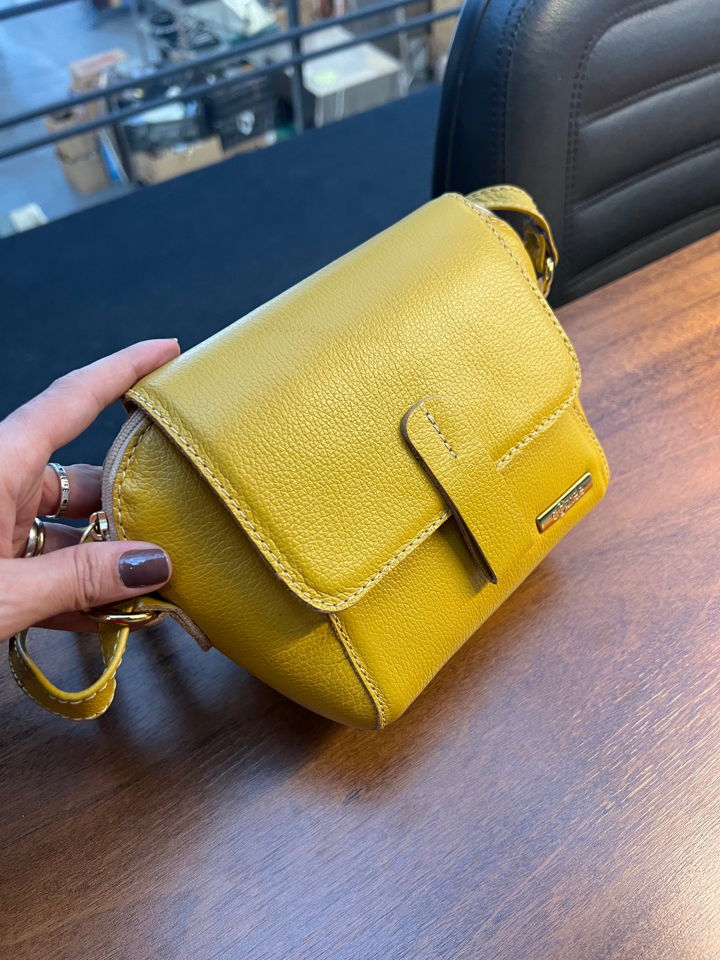 Bolsa Aline | Em couro legítimo premium