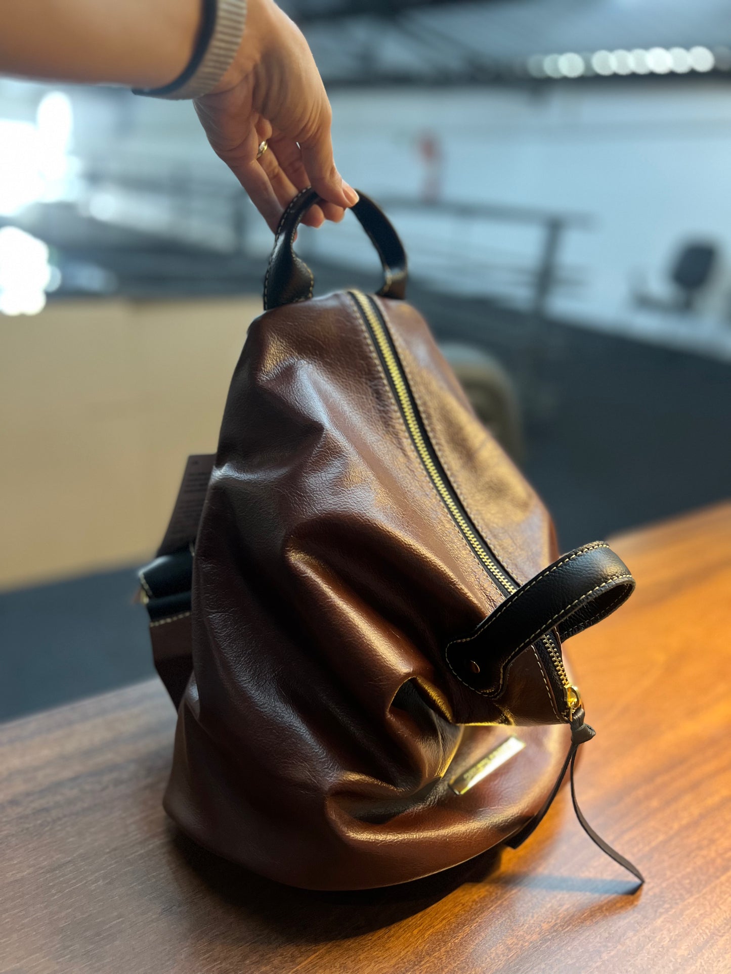 Mochila Maitê | Em couro legítimo premium