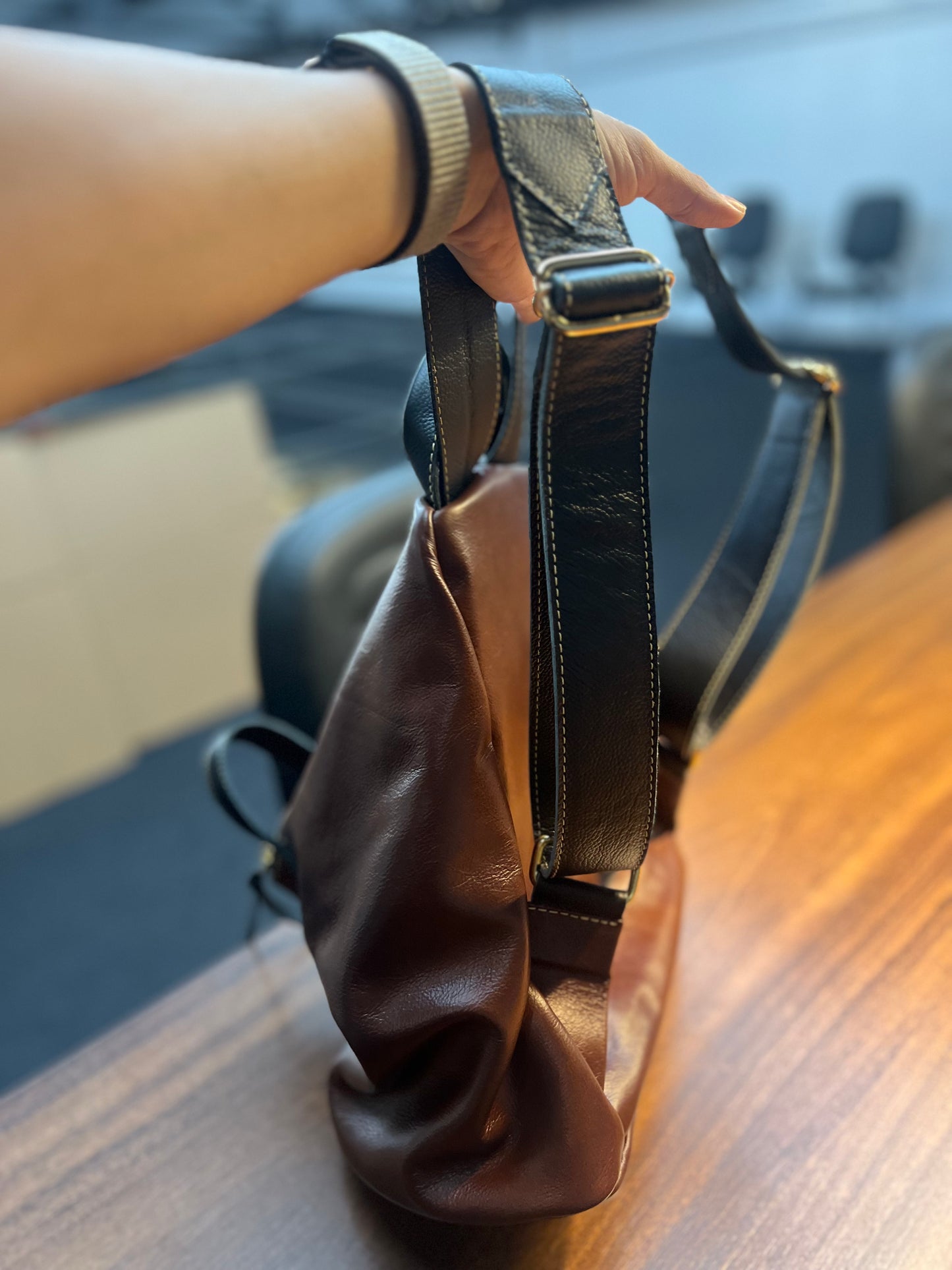 Mochila Maitê | Em couro legítimo premium