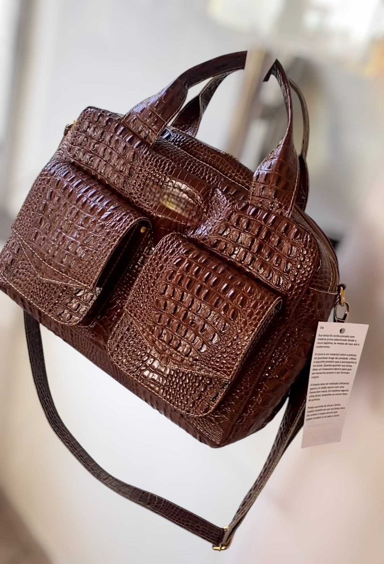 Bolsa Eva | Em couro legítimo premium