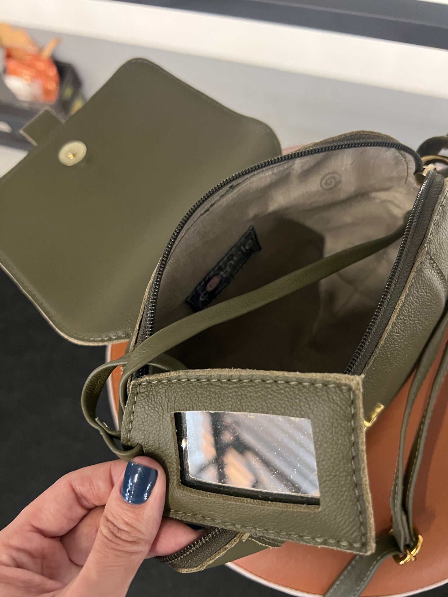 Bolsa Aline | Em couro legítimo premium