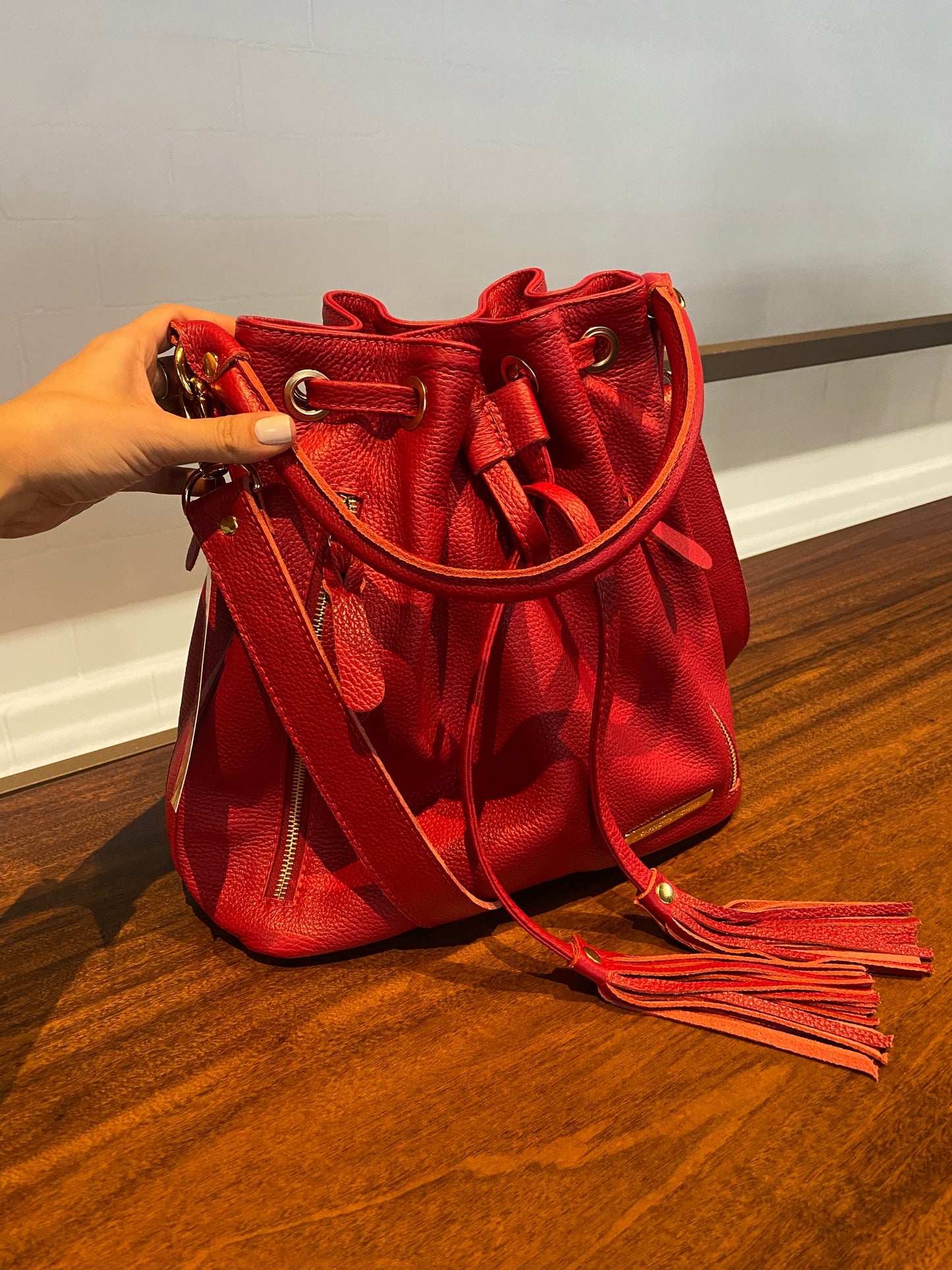 Bolsa Gisele | Em couro legítimo premium