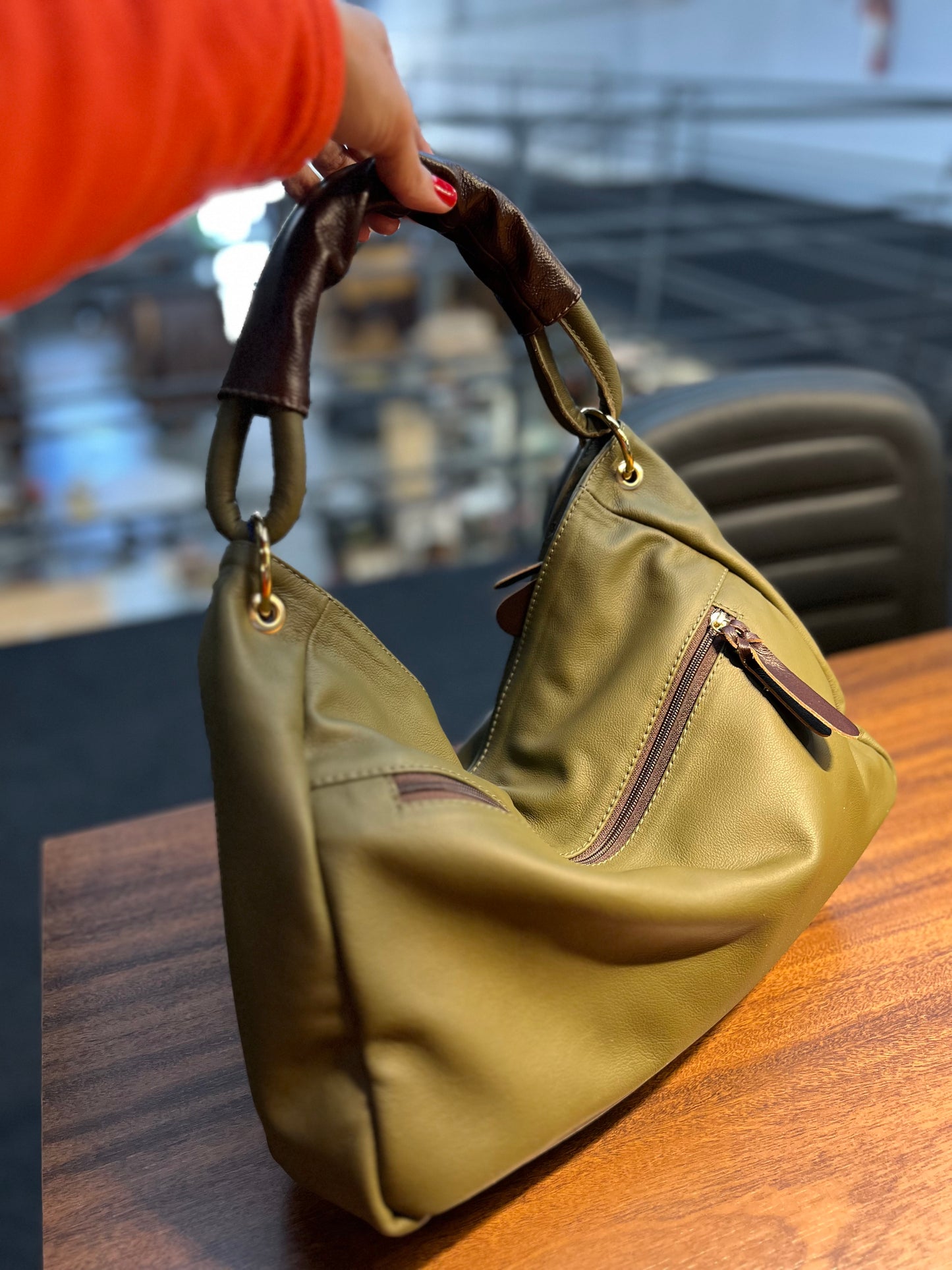 Bolsa Anita | Em couro legítimo premium
