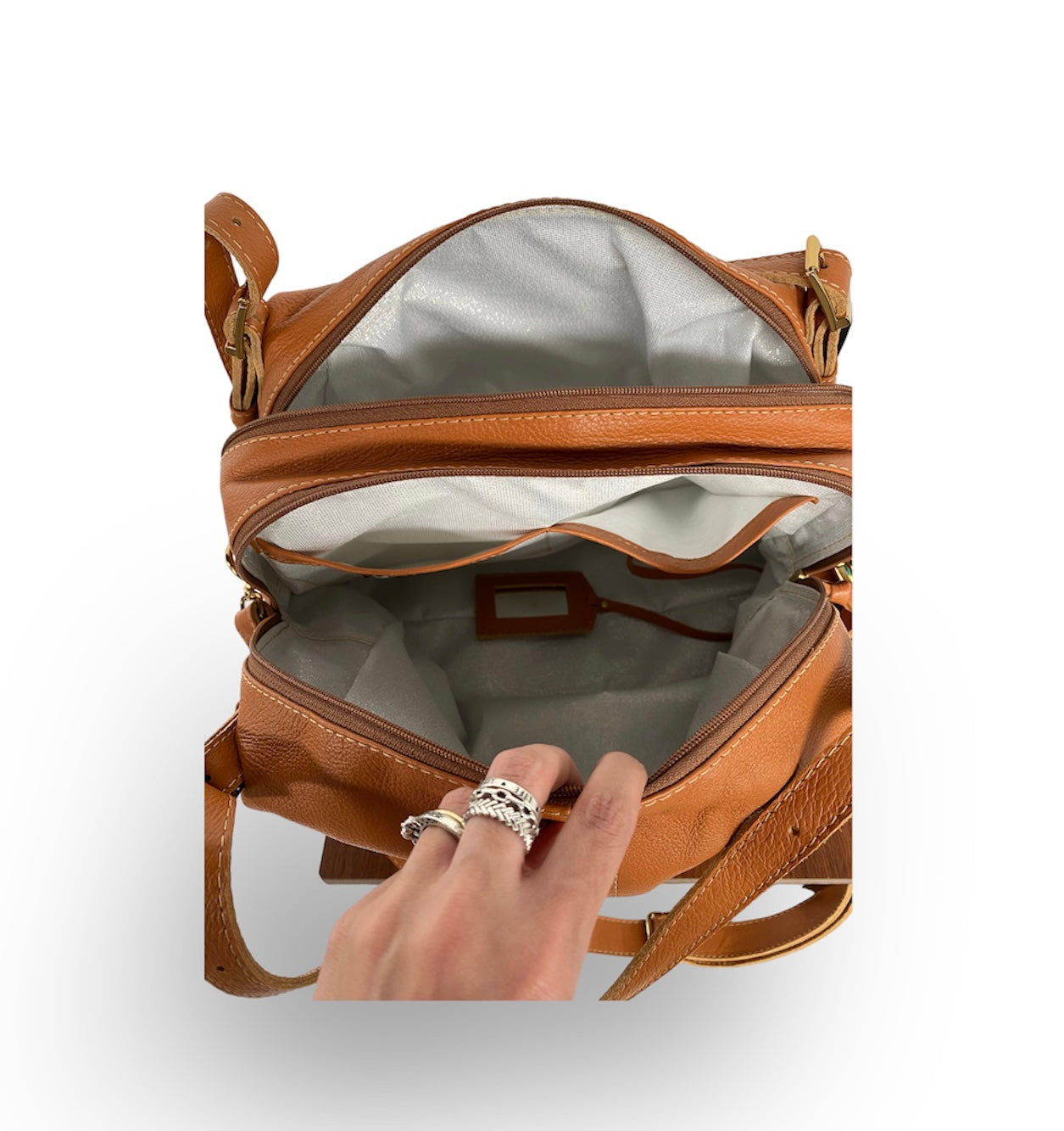 Bolsa Beth | Em couro legítimo premium