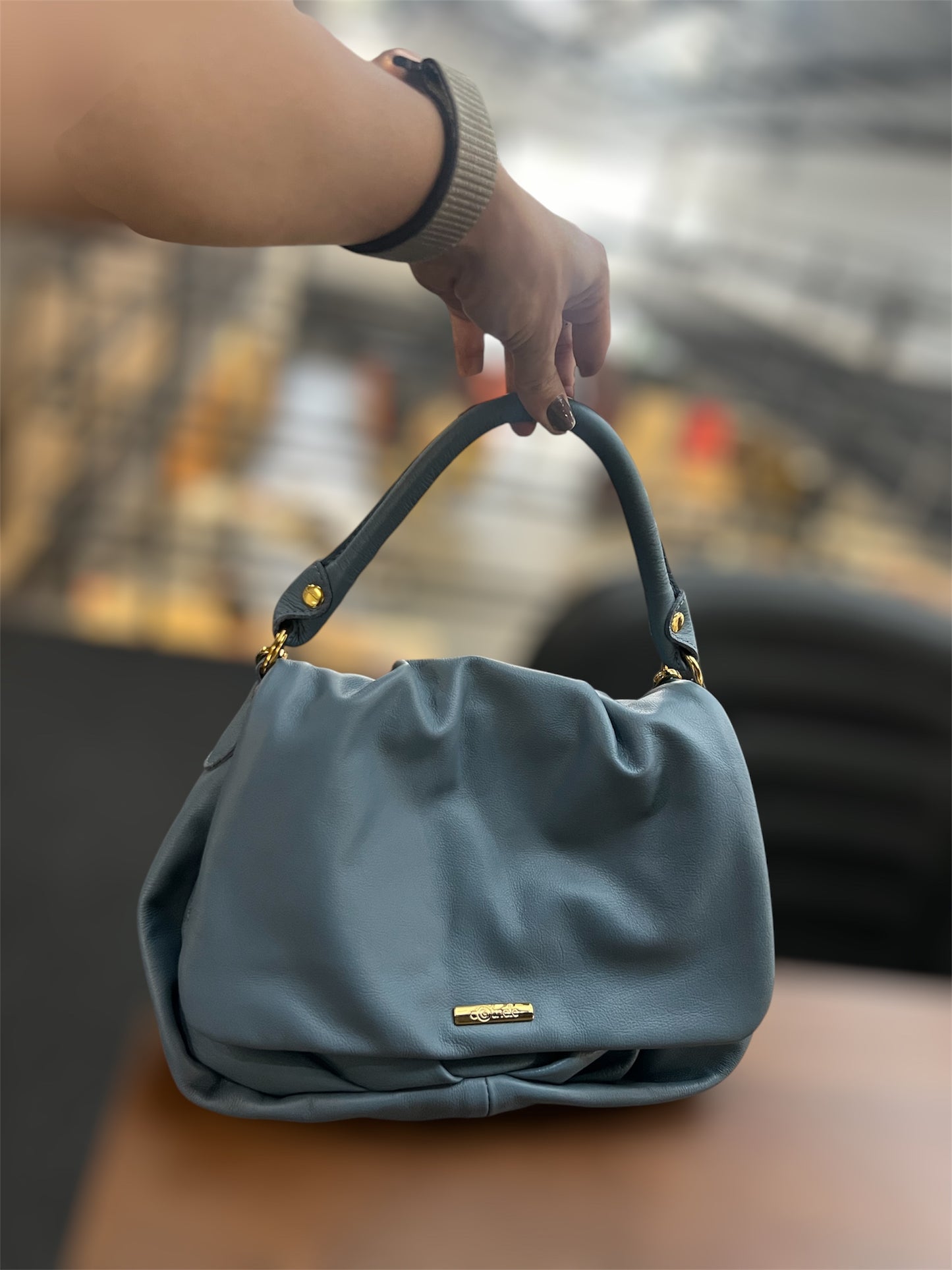 Bolsa Claudia | Em couro legítimo premium
