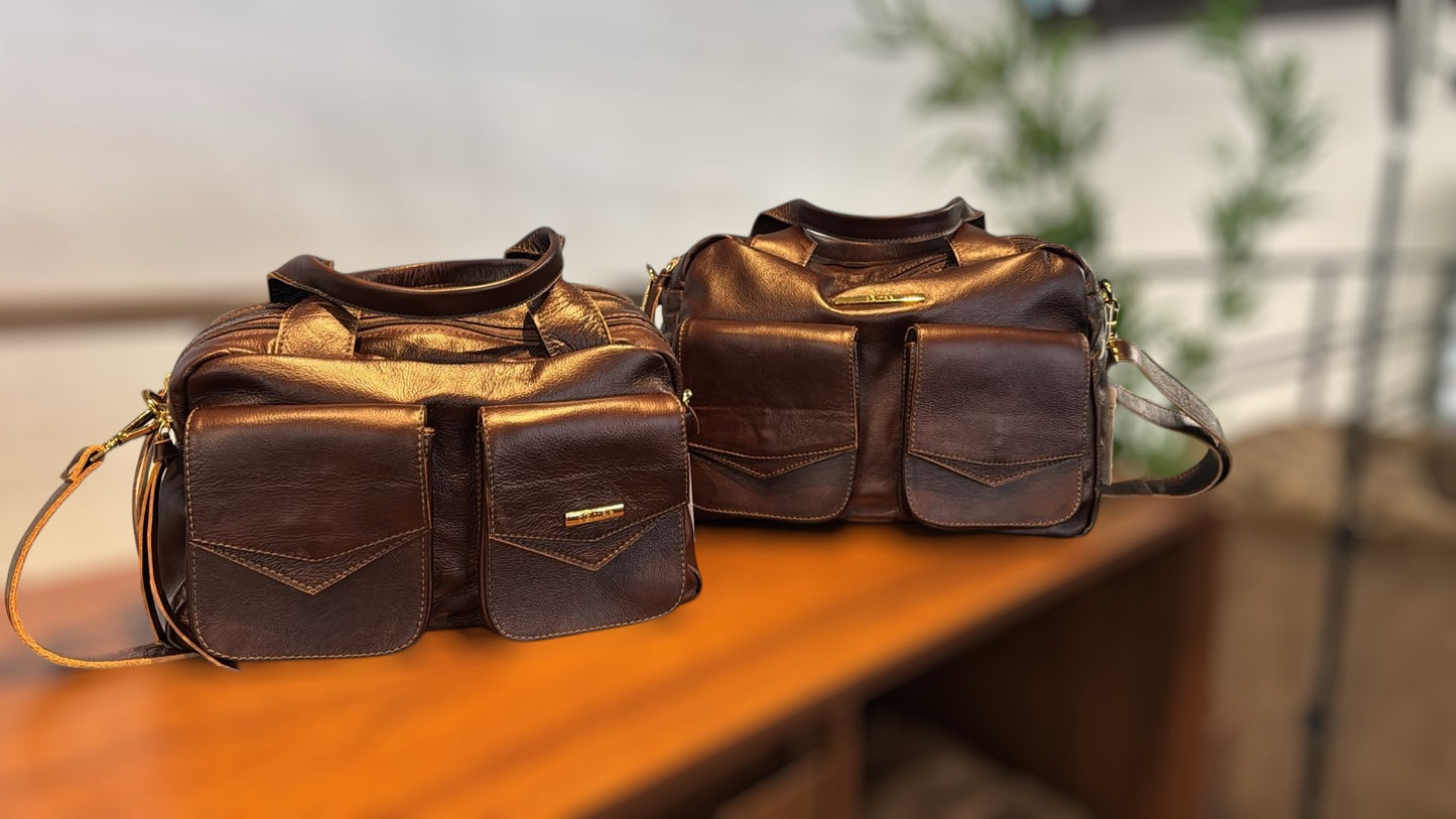 Bolsa Eva | Em couro legítimo premium