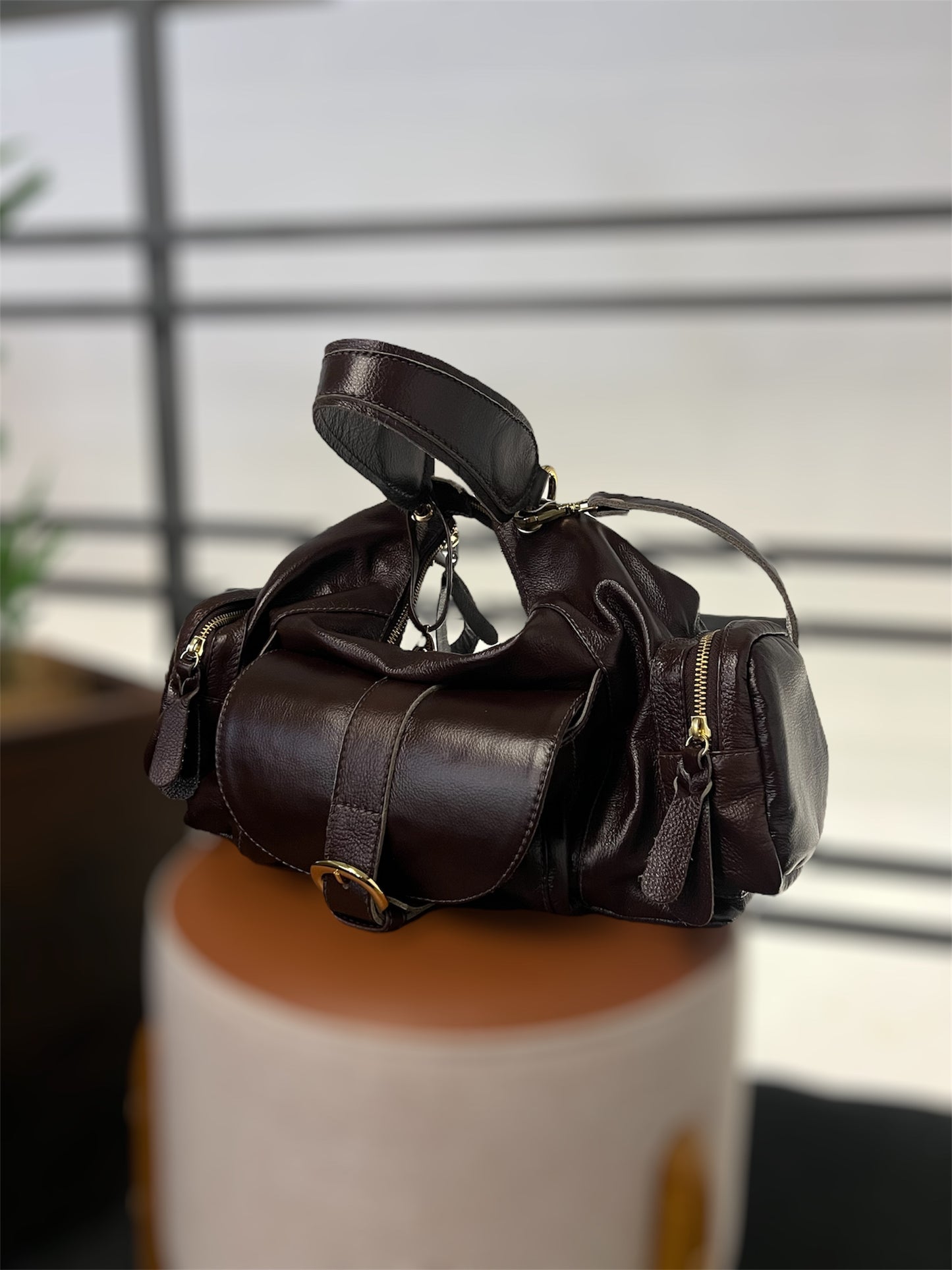 Bolsa Malu | Em couro legítimo premium