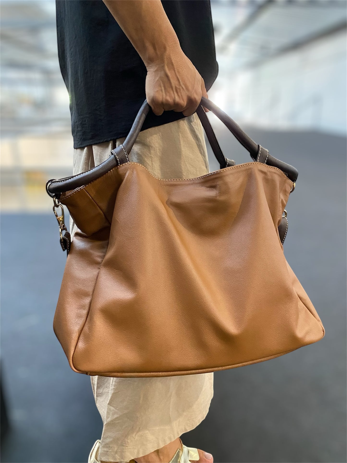 Bolsa Elza | Em couro legítimo premium
