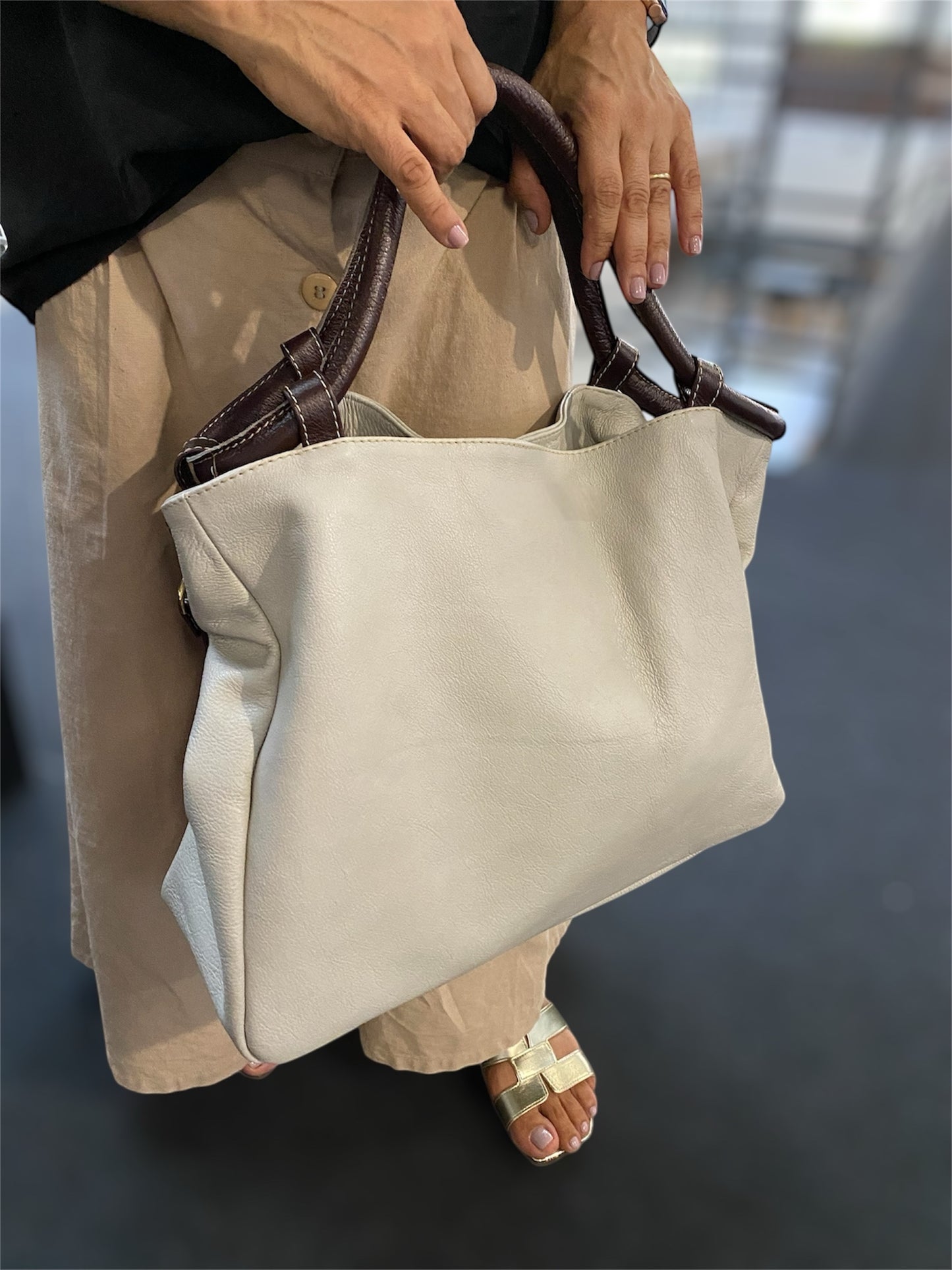 Bolsa Elza | Em couro legítimo premium