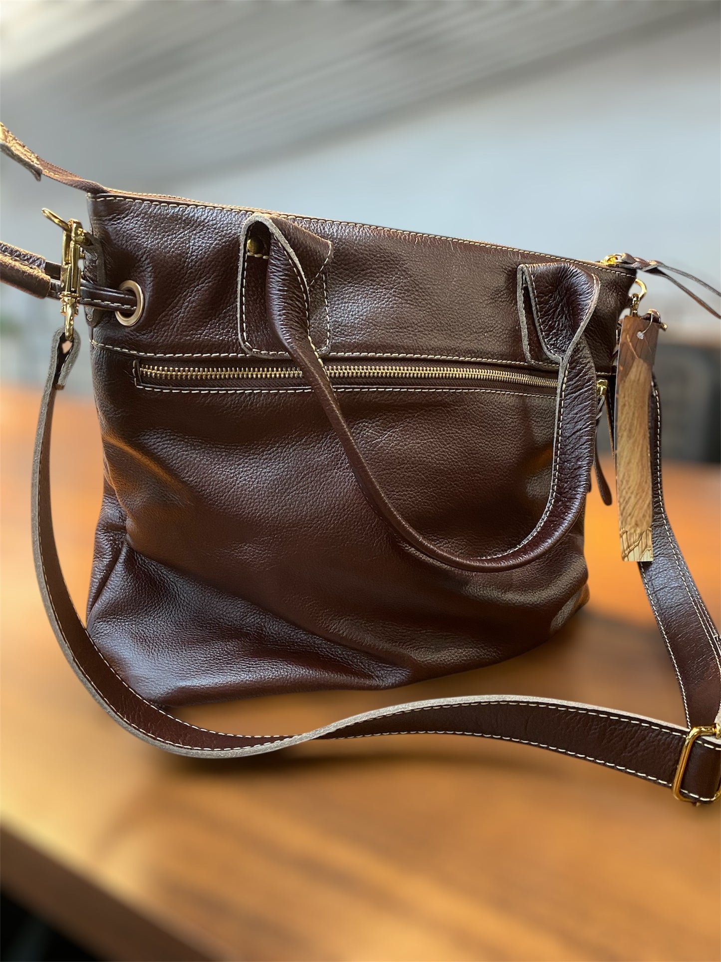 Bolsa Gabi | Em couro legítimo premium