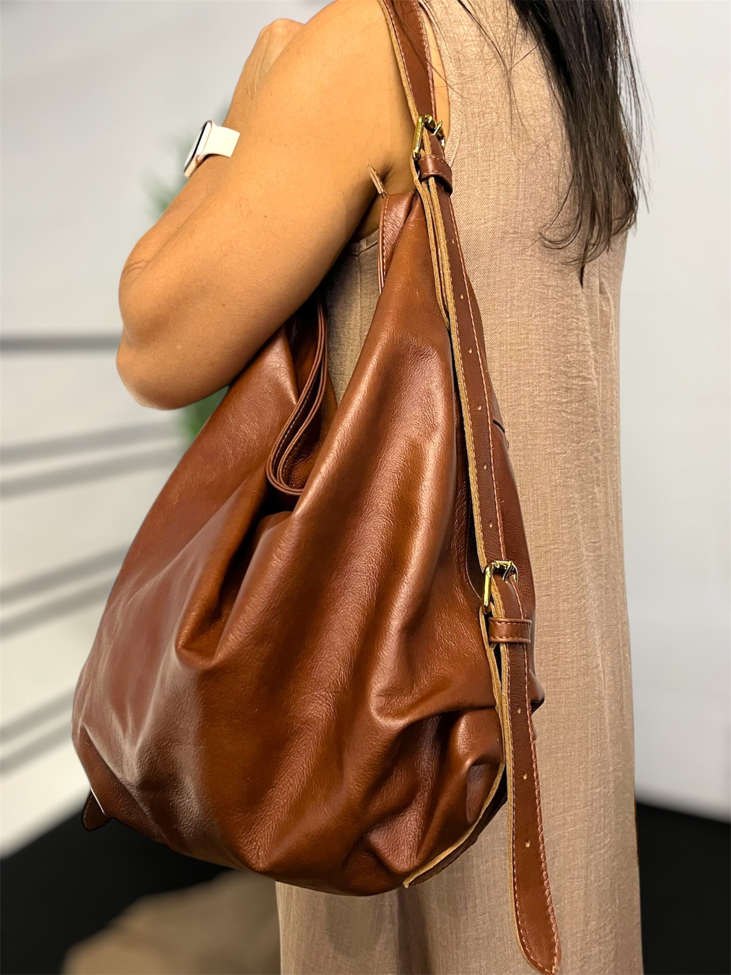 Bolsa Ágda | Em couro legítimo premium
