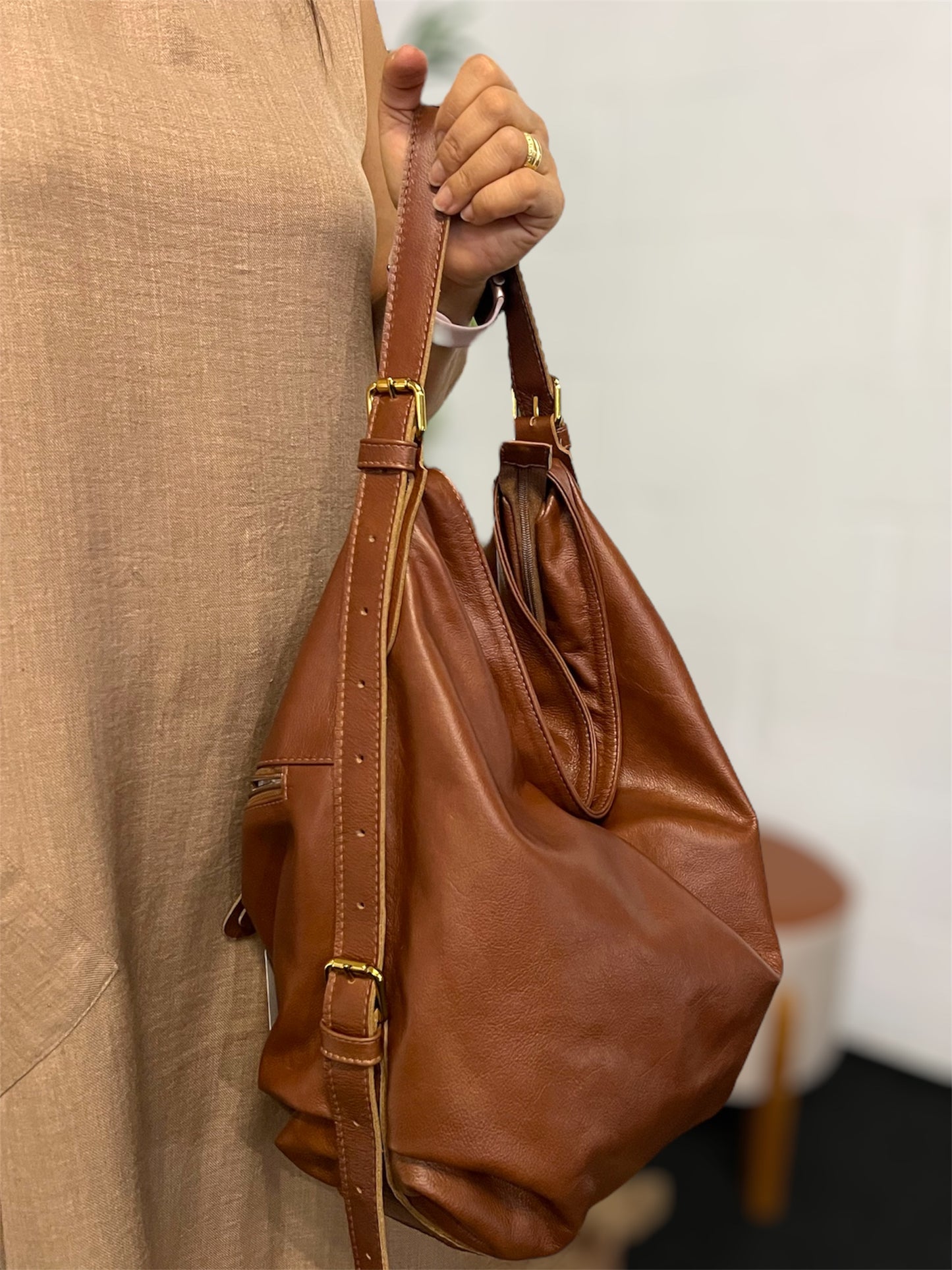 Bolsa Ágda | Em couro legítimo premium