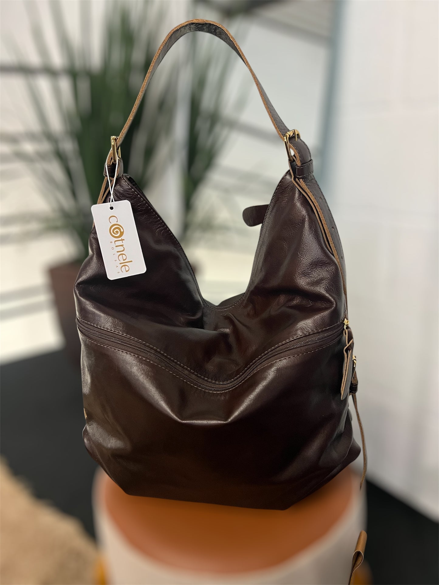 Bolsa Ágda | Em couro legítimo premium