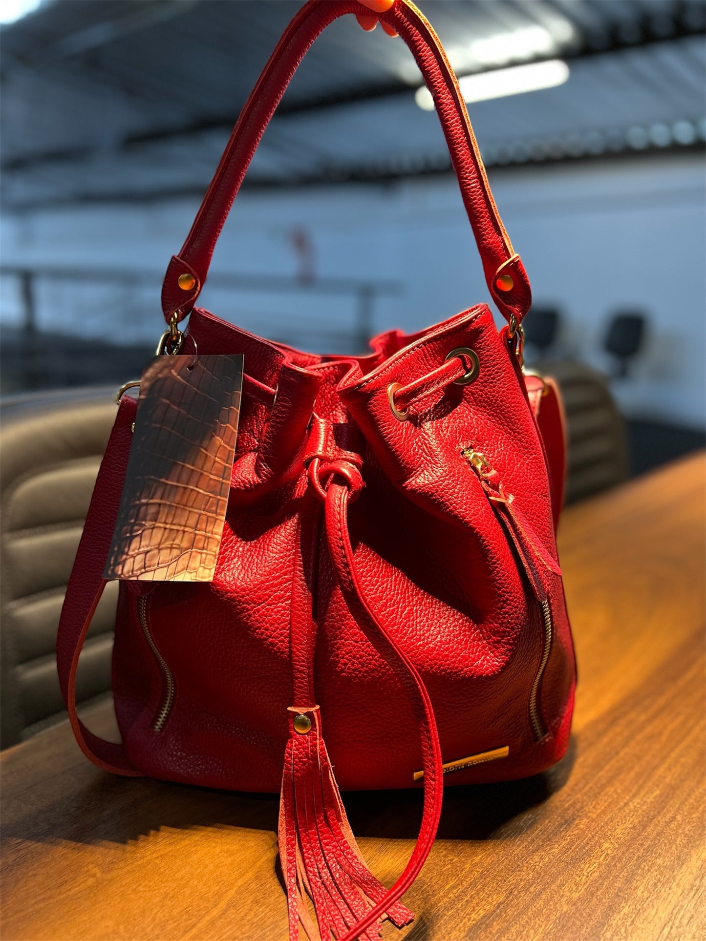 Bolsa Gisele | Em couro legítimo premium