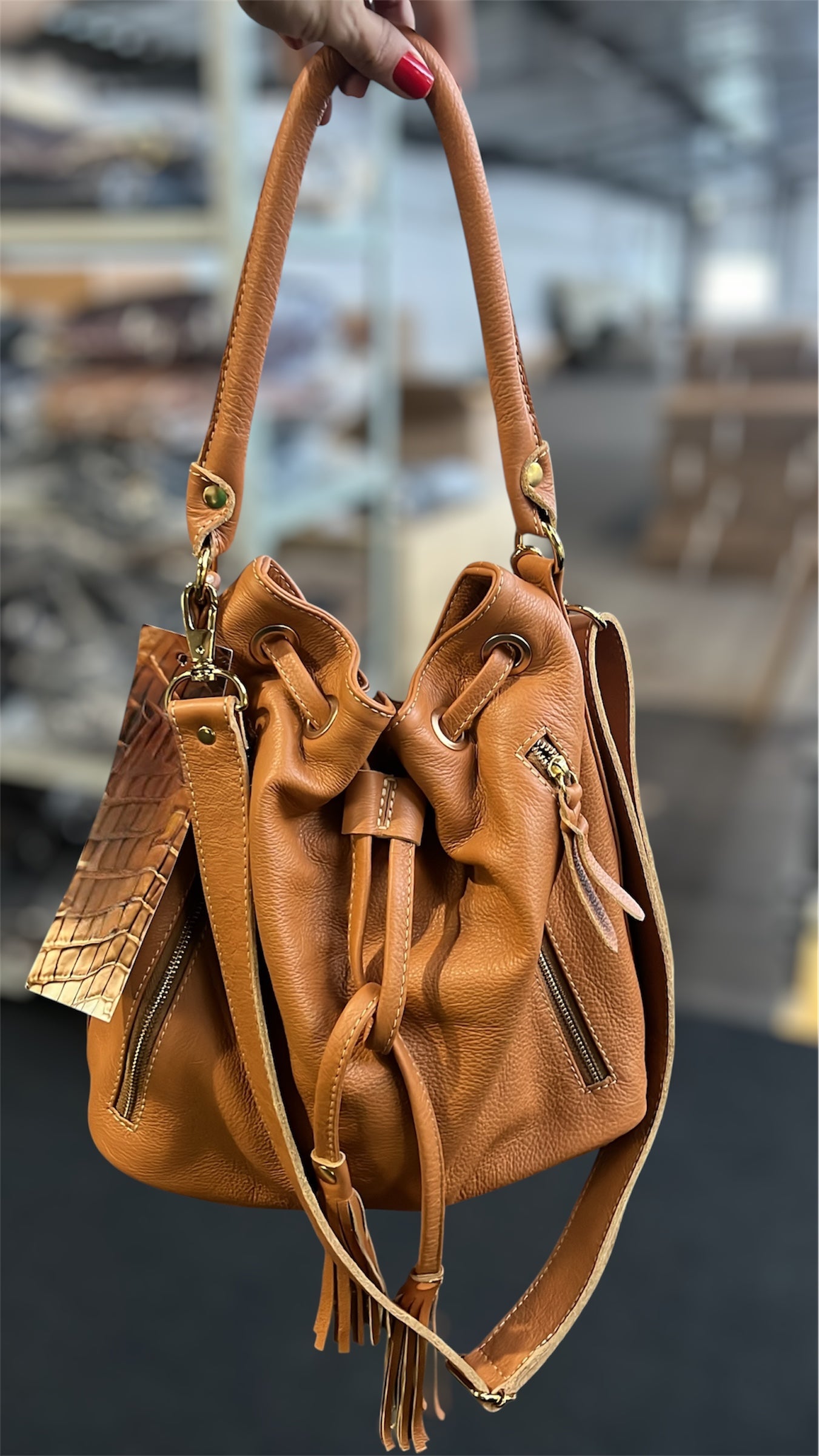 Bolsa Gisele | Em couro legítimo premium
