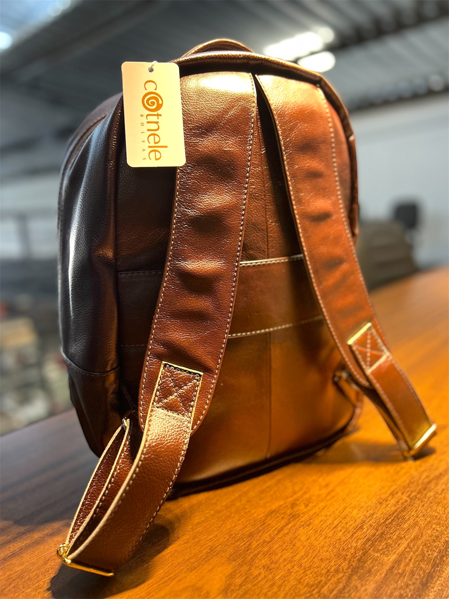 Mochila Leila | Em couro legítimo premium