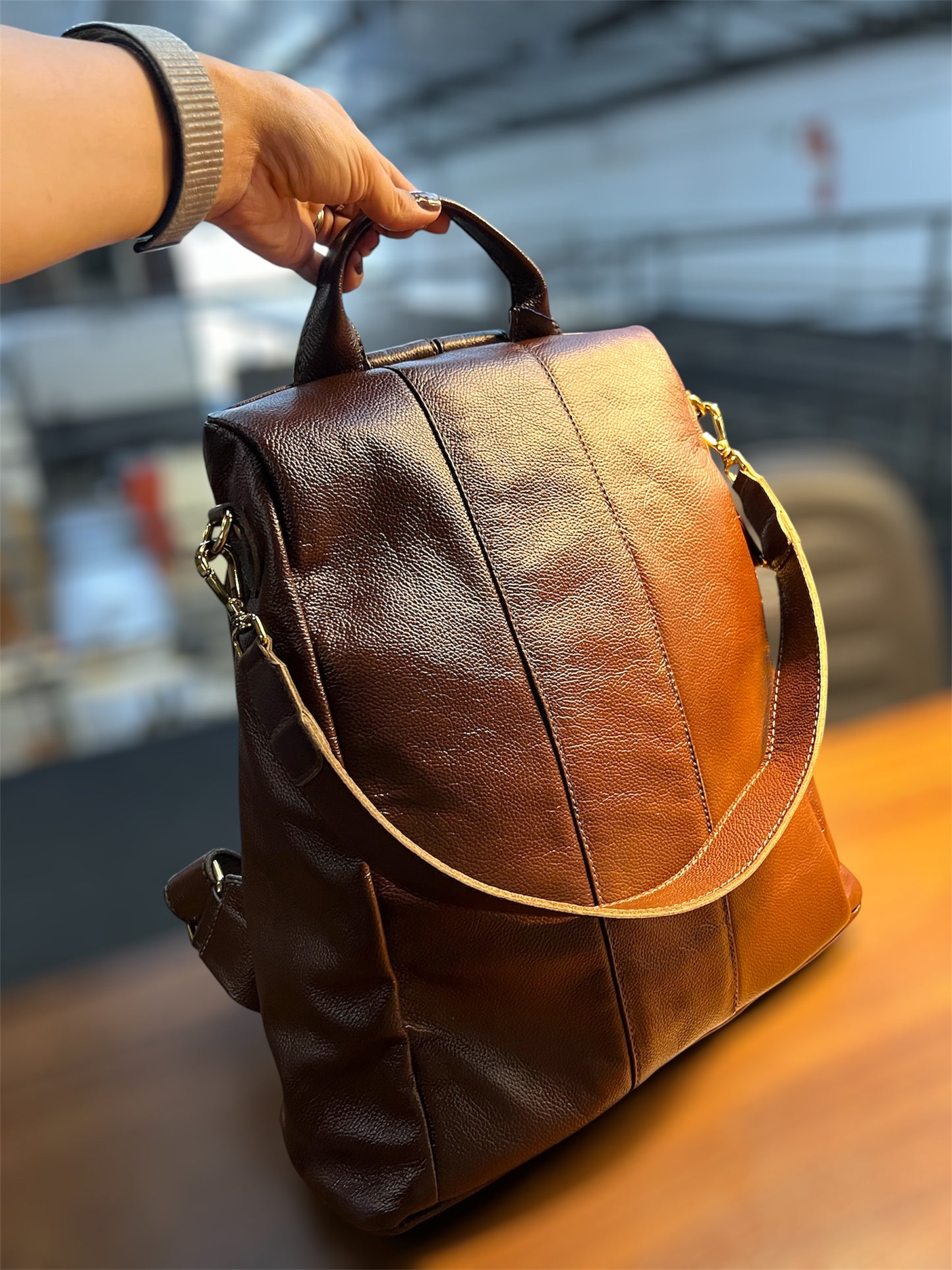 Mochila Pietra | Em couro legítimo premium