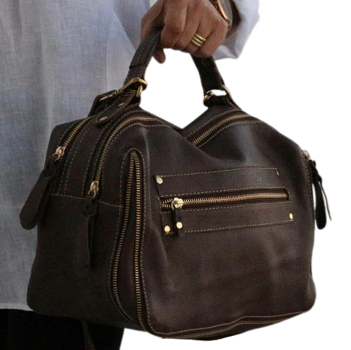 Bolsa Virgínia | Em couro legítimo premium