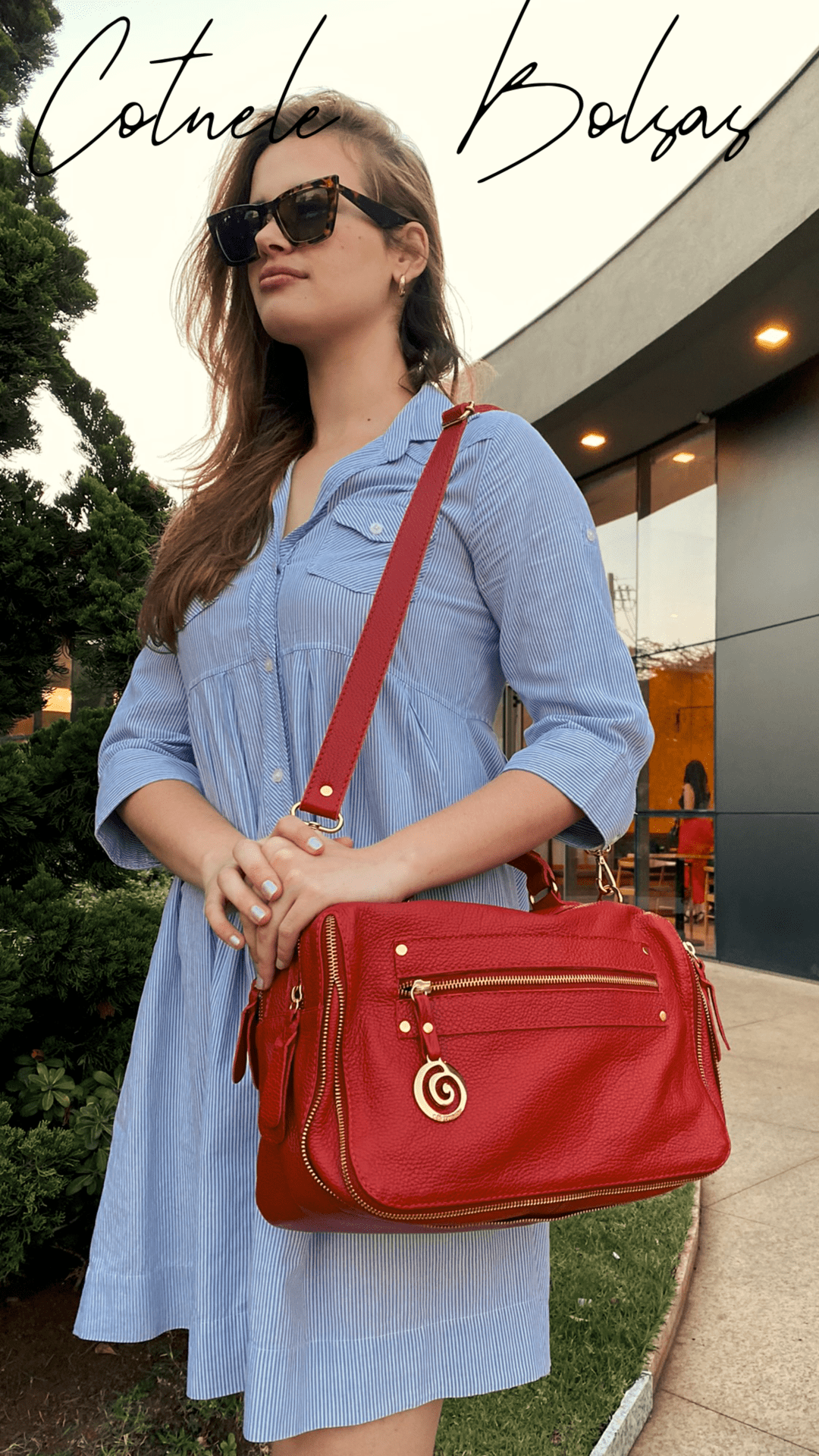 Bolsa Virgínia | Em couro legítimo premium