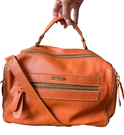Bolsa Virgínia | Em couro legítimo premium