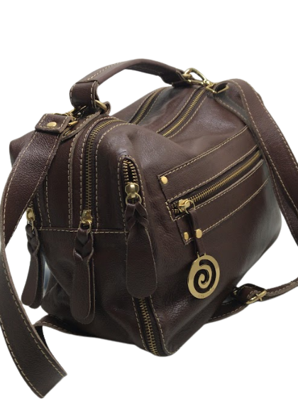 Bolsa Virgínia | Em couro legítimo premium