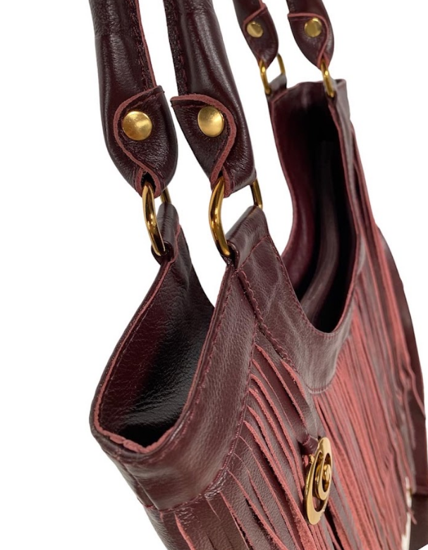 Bolsa Justine | Em couro legítimo premium