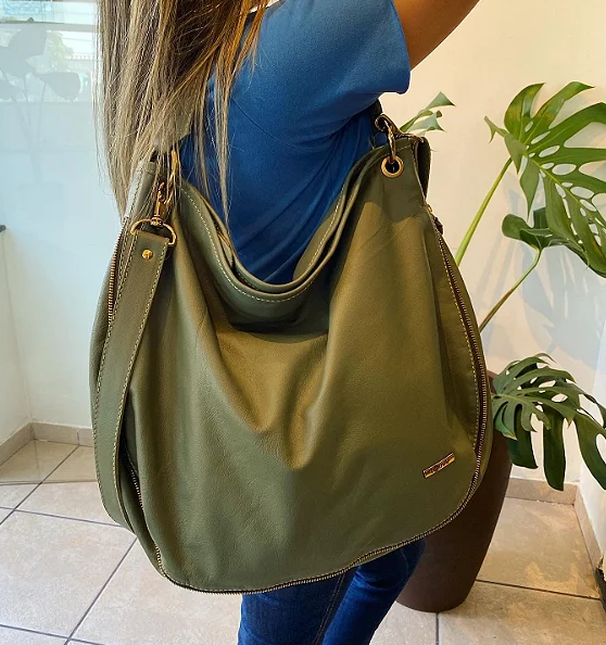 Bolsa Carine | Em couro legítimo premium