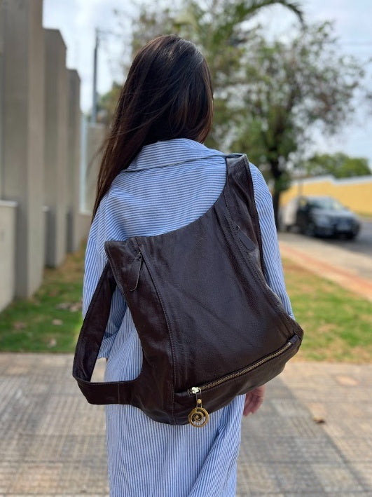 Mochila Lola | Em couro legítimo premium