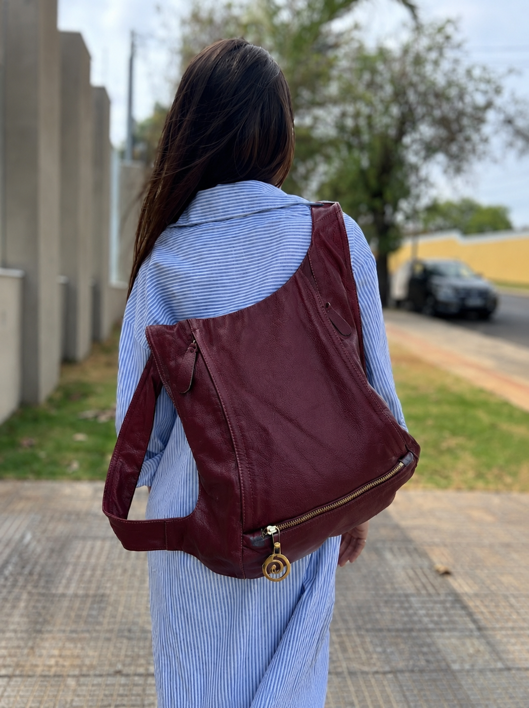Mochila Lola | Em couro legítimo premium