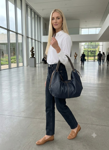Bolsa Vanessa | Em couro legítimo premium
