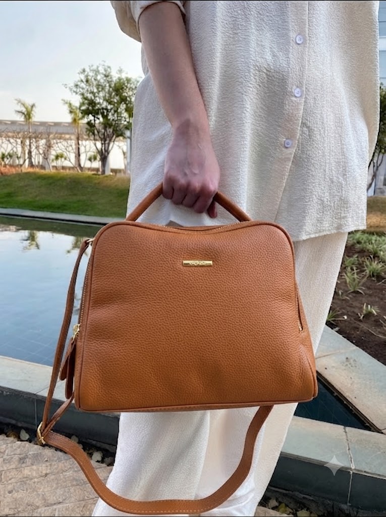 Bolsa Clarice | Em couro legítimo premium