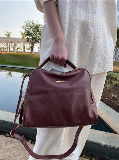 Bolsa Clarice | Em couro legítimo premium