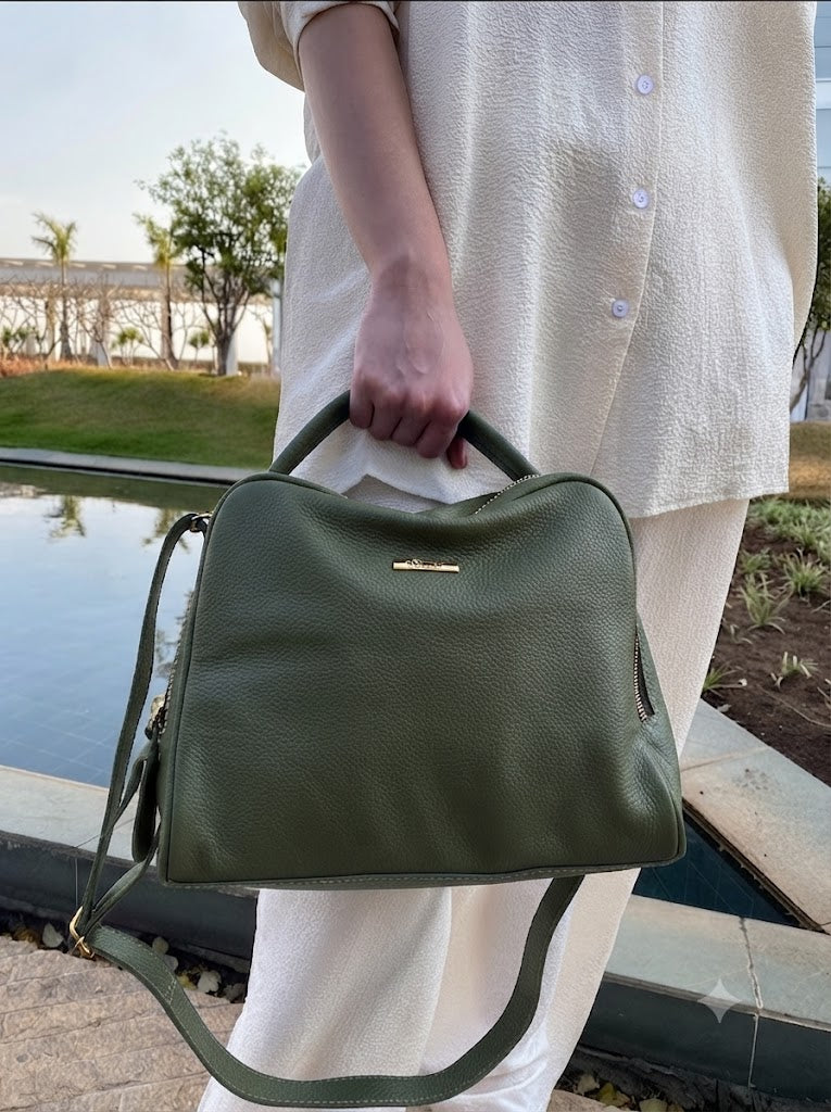 Bolsa Clarice | Em couro legítimo premium