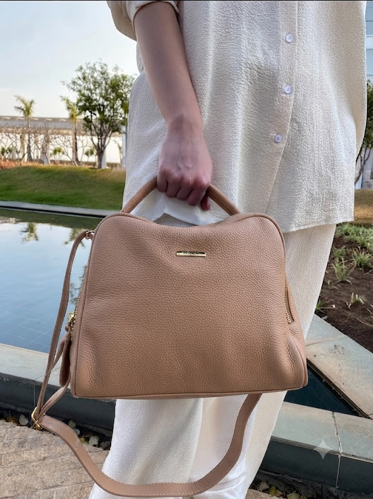 Bolsa Clarice | Em couro legítimo premium