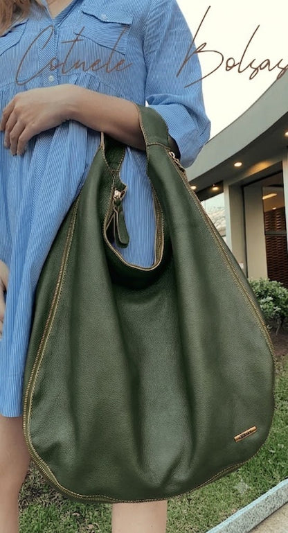 Bolsa Carine | Em couro legítimo premium