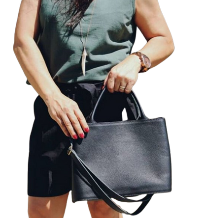 Bolsa Emma | Em couro legítimo premium