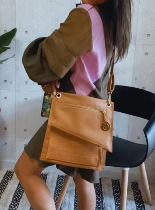 Bolsa Greta | Em couro legítimo premium