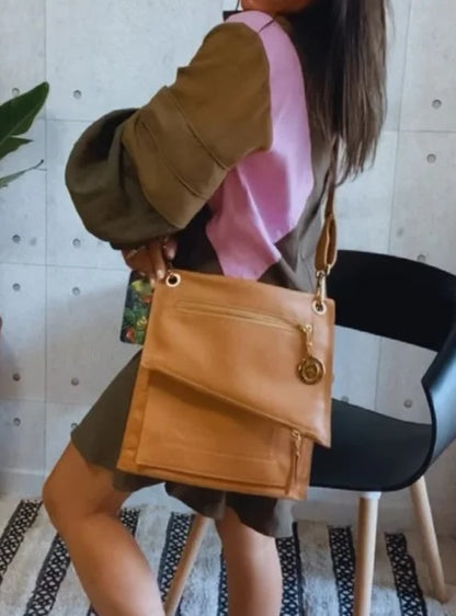 Bolsa Greta | Em couro legítimo premium