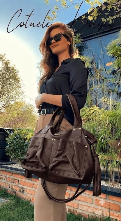 Bolsa Lavínia | Em couro legítimo premium