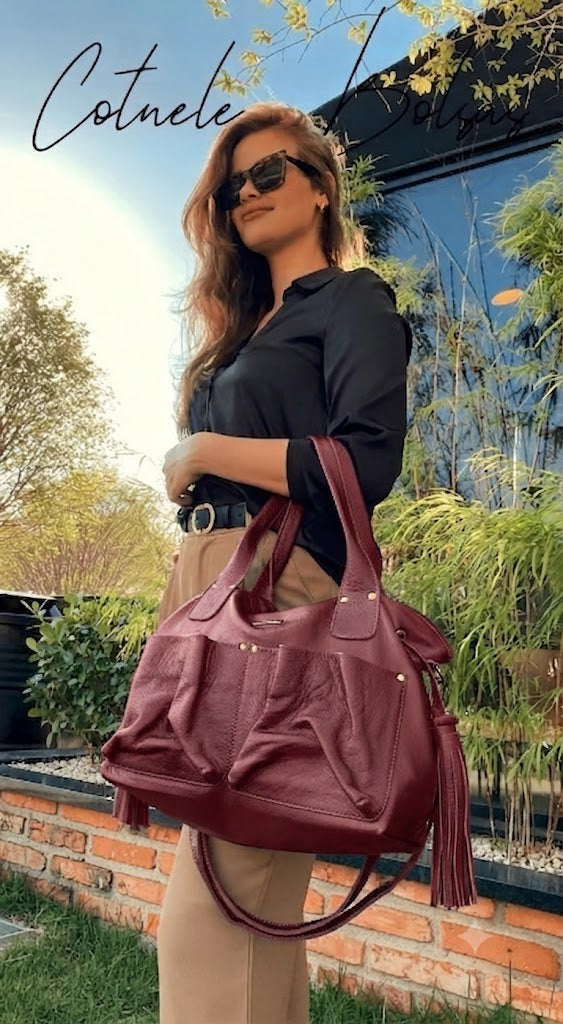 Bolsa Lavínia | Em couro legítimo premium