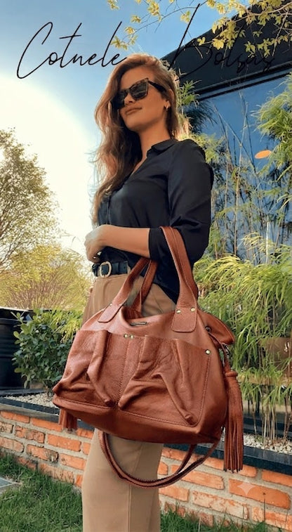Bolsa Lavínia | Em couro legítimo premium